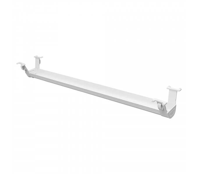 Короб для проводов горизонтальный ERGO Caman Plastic White