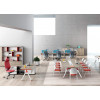 Офисный стол KANO Micky (FMQ60X.14) Brown&White (CF41)