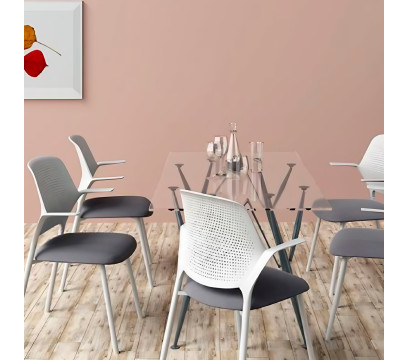 Арт стул KANO Linye Cafeteria Chair (ELY33.GM) GREY (B(P)-MA06)