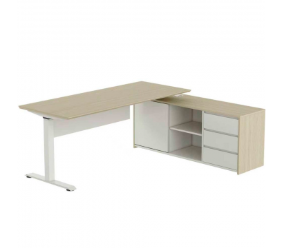 Офисный стол с электроприводом KANO iTech (FKT80R-2.18) Brown (CF01)