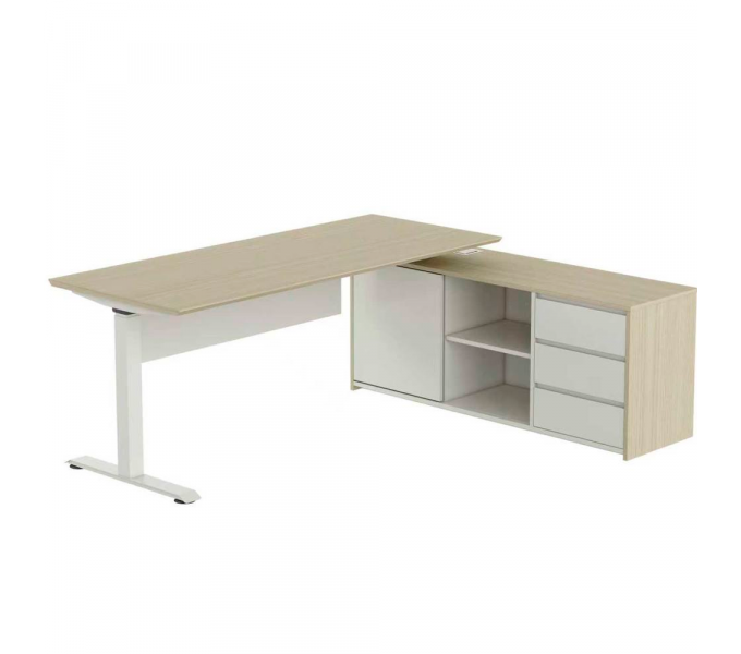 Офисный стол с электроприводом KANO iTech (FKT80R-2.18) Brown (CF01)