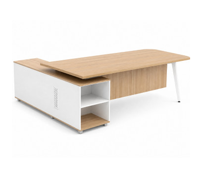 Офисный стол ERGO Quantum White