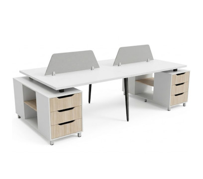 Офисный стол ERGO Zen Gray