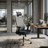 Офисное кресло ERGO Globe HB (Black+Grey)
