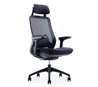 Офисное кресло ERGO Triton (massage chair) HB Black
