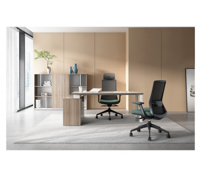 Кресло для персонала KANO Polastar MB (EJX60.SW) Gray (W-SD06&B(P)-MA04)