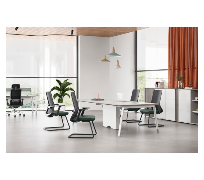 Кресло для персонала KANO Polastar MB (EJX60.SW) Gray (W-SD06&B(P)-MA04)