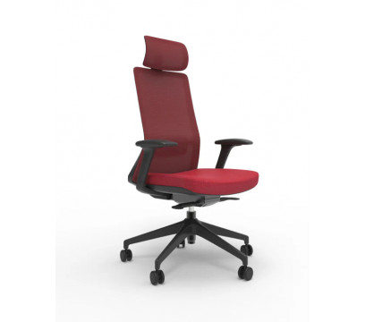 Офисное кресло KANO Polestar HB (EJX80.SW) Red  (W-SD04&B(P)-MA04)