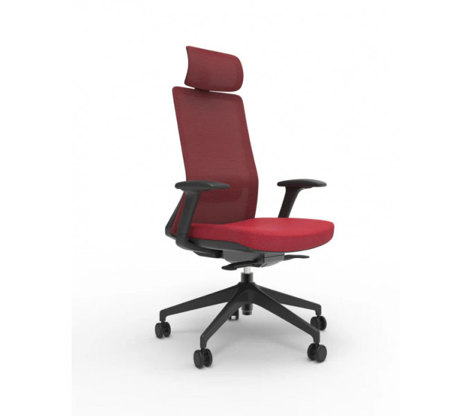 Офисное кресло KANO Polestar HB (EJX80.SW) Red  (W-SD04&B(P)-MA04)