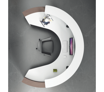 Стол ресепшн KANO Gramy (MGL41.24) Brown (CY08)