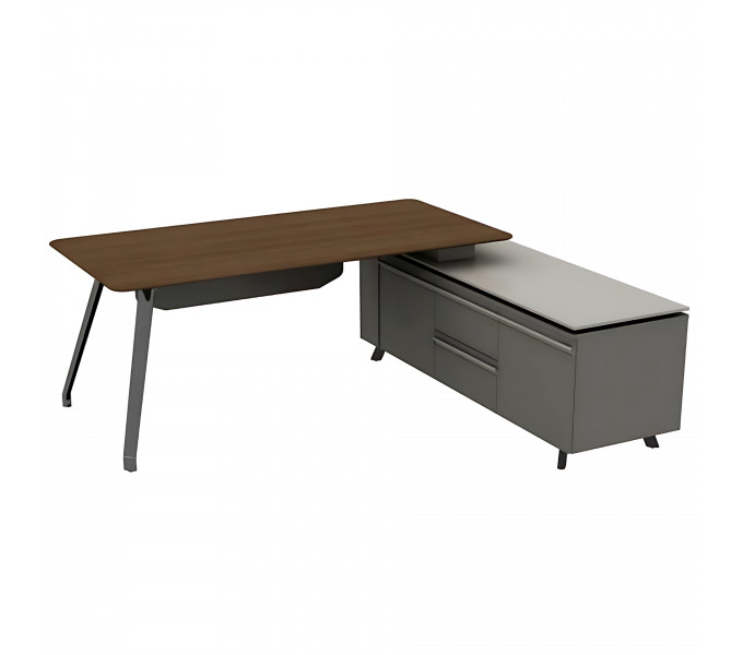 Стол руководителя KANO Gaddi (MGD80R.20) Brown (CY07)