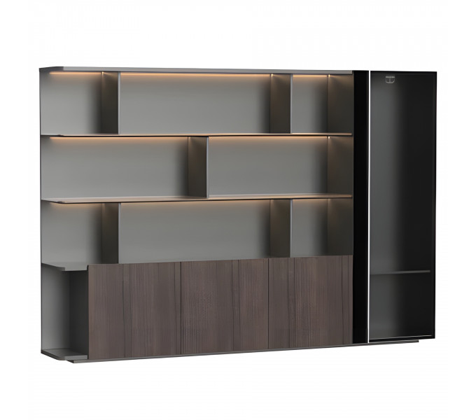 Шкаф руководителя KANO  (MGR90.20) Brown (CY20)