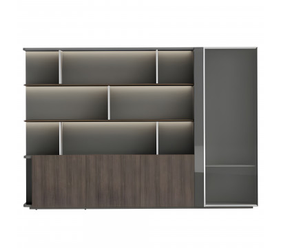 Шкаф руководителя KANO  (MGR90.20) Brown (CY20)