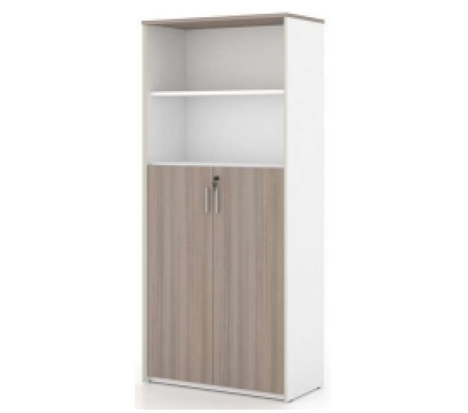 Офисный шкаф KANO Noqi (FXG56.18) Brown&White (CF09&CF05)