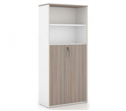 Офисный шкаф KANO Noqi (FXG56.18) Brown&White (CF09&CF05)