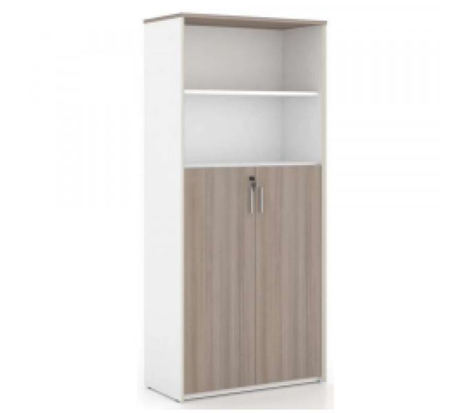 Офисный шкаф KANO Noqi (FXG56.18) Brown&White (CF09&CF05)