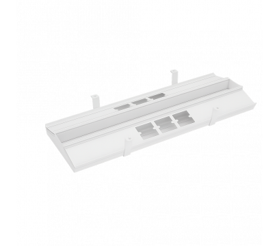 Короб для проводов горизонтальный KANO (FNQ12.09ZX) White