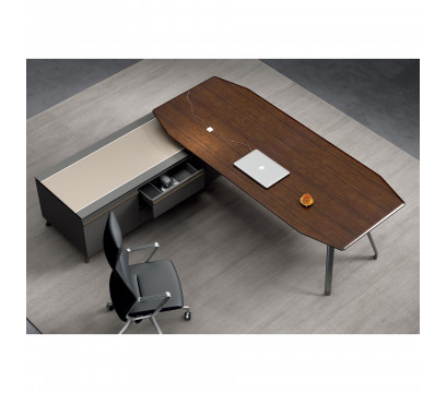 Стол руководителя KANO Gaddi (MGD81L.25) Brown (CY07)