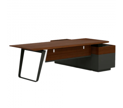 Стол руководителя KANO Quzzi (MQZ80L.25) Brown (CY07)