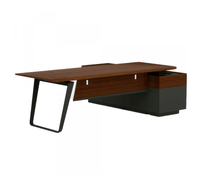Стол руководителя KANO Quzzi (MQZ80L.25) Brown (CY07)