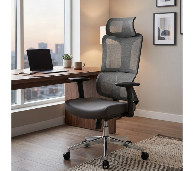 Офисное кресло ERGO Air Lite HB Black