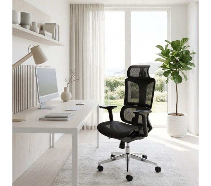 Офисное кресло ERGO Air Pro HB Black