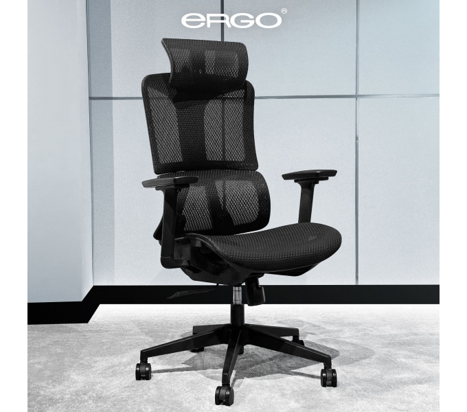 Офисное кресло ERGO Air Pro HB Black