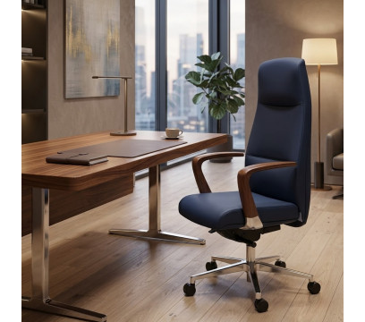 Офисное кресло ERGO Fort HB Blue