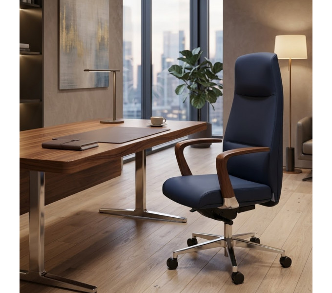 Офисное кресло ERGO Fort HB Blue