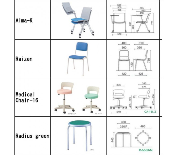 Стул для конференций ERGO Medical Chair-16 (JP) CF Pink