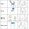 Стул для конференций ERGO Medical Chair-16 (JP) CF Green