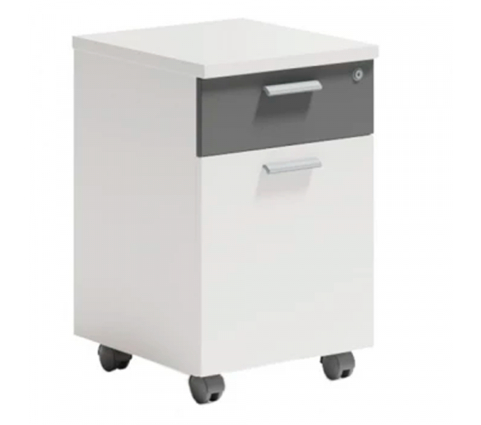 Тумба мобильная для офиса ERGO BARNER Gray 