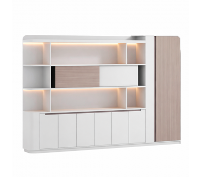 Офисный шкаф DIOUS Daier (DDE-S0132) White-Brown