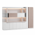 Офисный шкаф DIOUS Daier (DDE-S0132) White-Brown