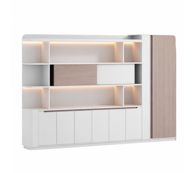 Офисный шкаф DIOUS Daier (DDE-S0132) White-Brown