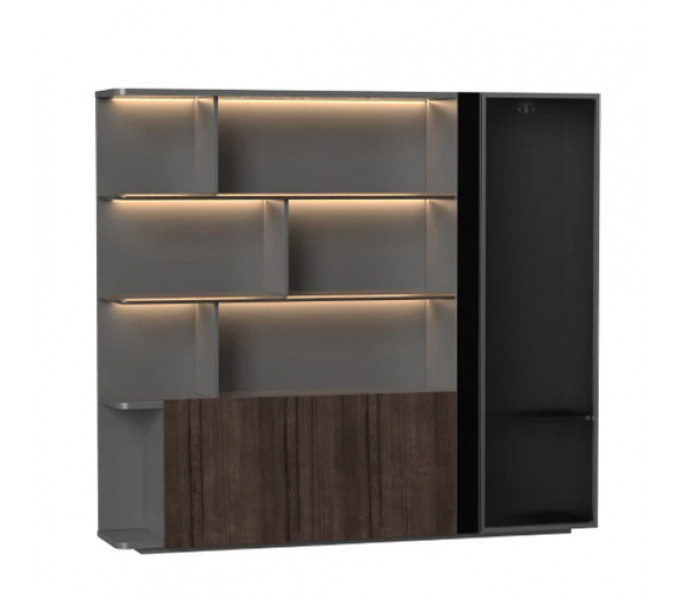 Шкаф руководителя KANO Gran (MGR90.26) Brown (CY20)