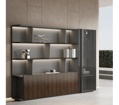 Шкаф руководителя KANO Gran (MGR90.26) Brown (CY20)