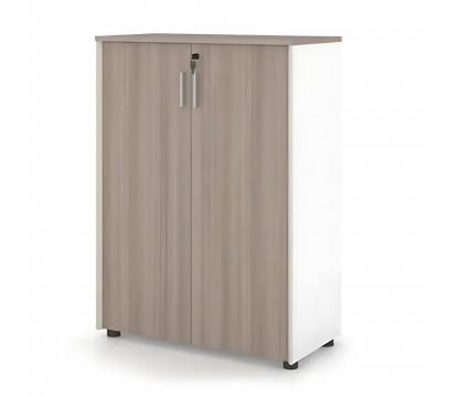 Офисный шкаф KANO Noqi (FXG50.08) Brown&White (CF09&CF05)