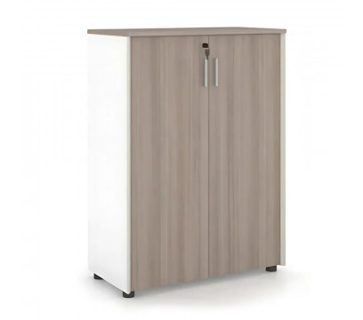 Офисный шкаф KANO Noqi (FXG50.08) Brown&White (CF09&CF05)
