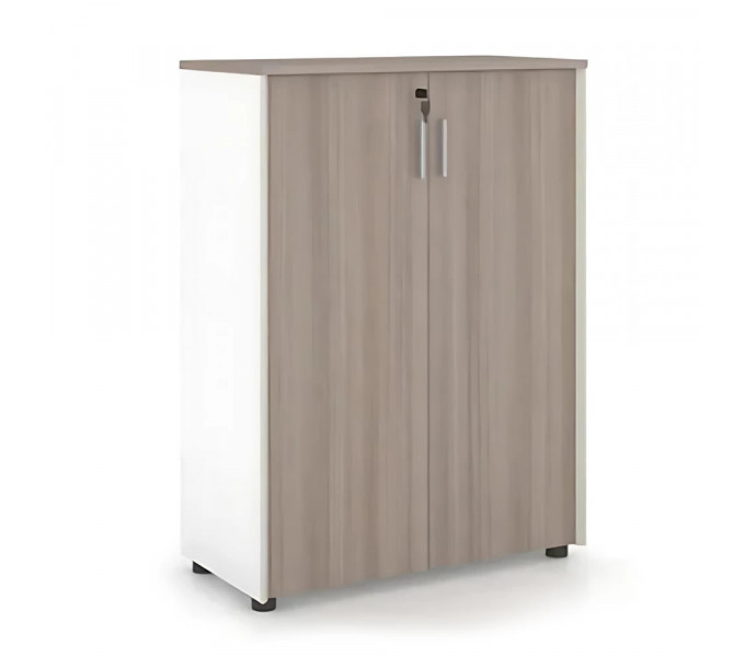 Офисный шкаф KANO Noqi (FXG50.08) Brown&White (CF09&CF05)