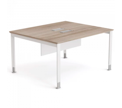 Офисный стол KANO Noqi (FNQ62.14MJ) Brown&White (CF09)