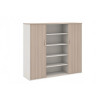 Офисный шкаф KANO Noqi (FXG62.20) Brown&White (CF09&CF05)