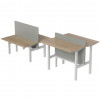 Офисный стол с электроприводом KANO iTech (FKT63-2.15) Brown (CF09)