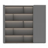Офисный шкаф KANO Maddi (FMD91.20) Gray (CF42)