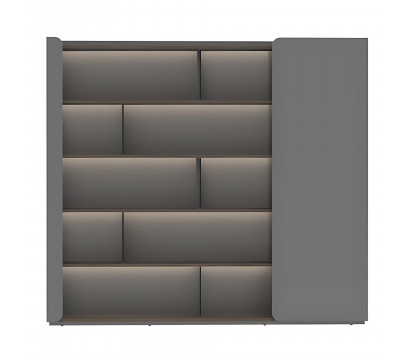 Офисный шкаф KANO Maddi (FMD91.20) Gray (CF42)