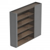 Офисный шкаф KANO Maddi (FMD91.20) Gray (CF42)