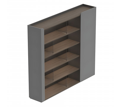 Офисный шкаф KANO Maddi (FMD91.20) Gray (CF42)