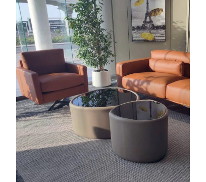 Журнальный стол KANO (FCJ04.05) Круглый Gray