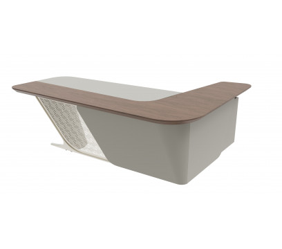 Стол руководителя KANO Piano (MPY81R.24) Brown (CY25)