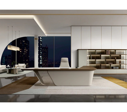 Стол руководителя KANO Piano (MPY81R.24) Brown (CY25)